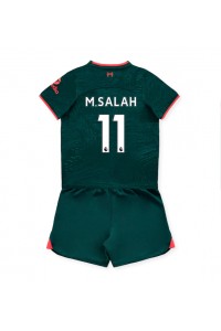 Fotbalové Dres Liverpool Mohamed Salah #11 Dětské Třetí Oblečení 2022-23 Krátký Rukáv (+ trenýrky)